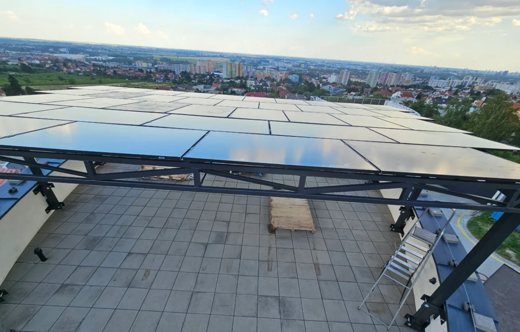 Fotovoltika prístrešok Bratislava Rača